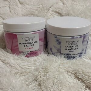 2 Victoria's Secret Exfoliating Body Scrub - Lavender & Vanilla